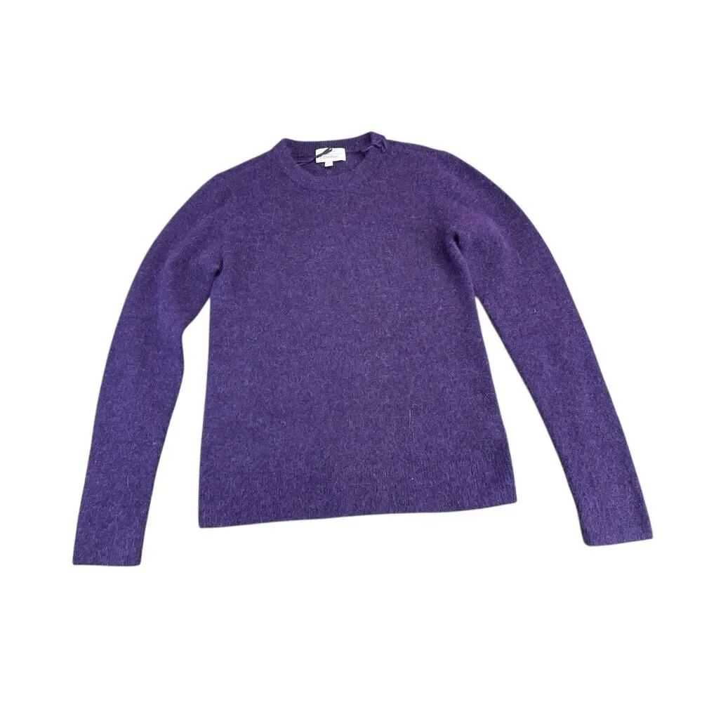 & Other Stories Purple Wool Alpaca Blend Crewneck Sweater XS